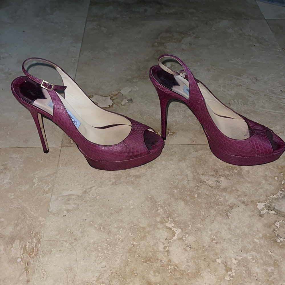 Jimmy Choo python heels - Picture 4 of 4
